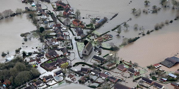 Global flood news: Video footage shows scale of flooding across UK ...